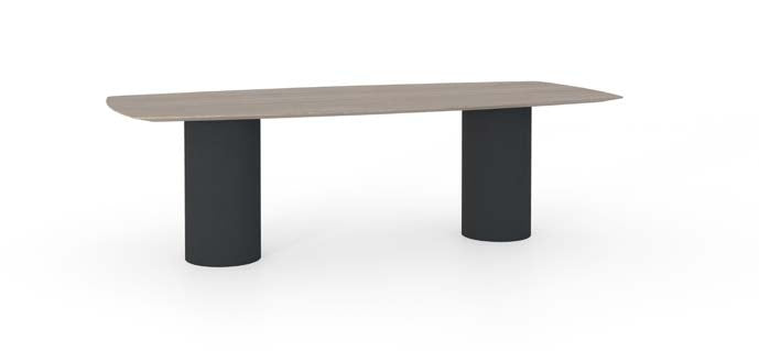 Devina Nais Manhattan barrel - Pillar dining table
