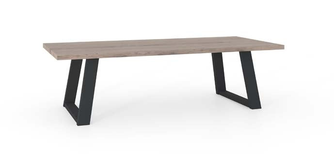 Devina Nais Wood - Gate dining table