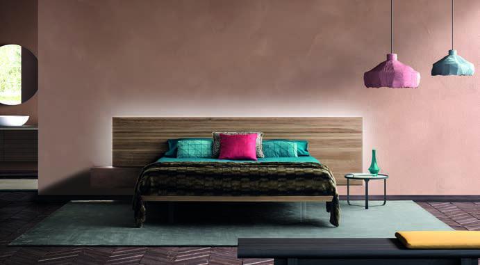Devina Nais Headboard Zen Suspended — product shown in a room setting