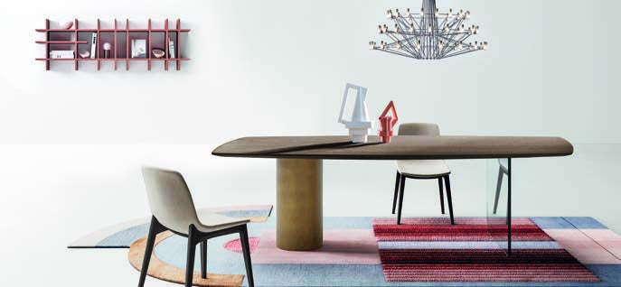 Devina Nais Table Top Manhattan barrel — tabletop shown on a separately supplied base