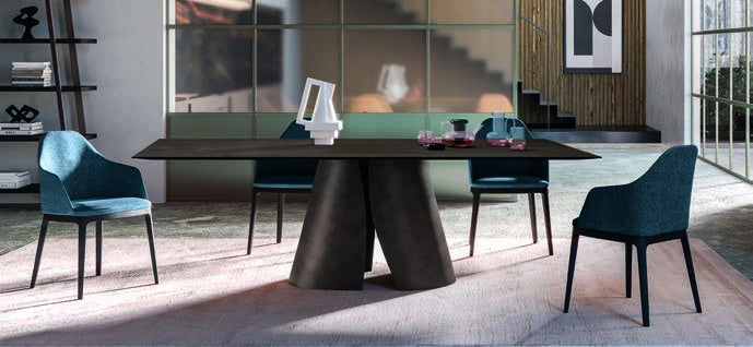 Devina Nais Table Top Manhattan — tabletop shown on a separately supplied base