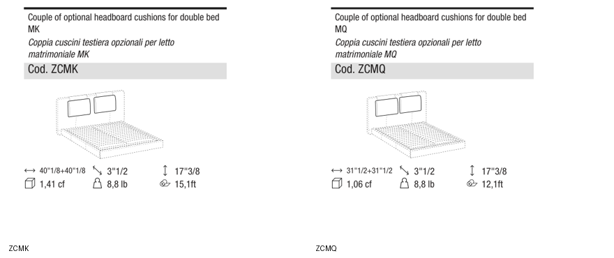 Ditre Italia Alar exclusive with floor bed frame — manufacturer article drawings and dimensions