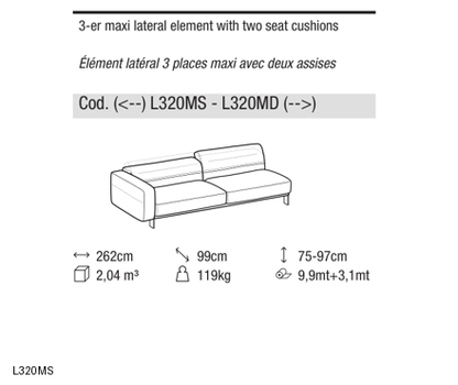 Ditre Italia Bepop — manufacturer article drawings and dimensions