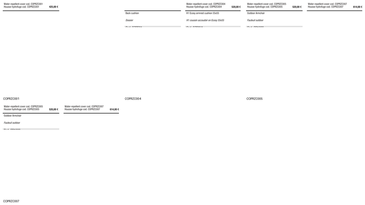 Ditre Italia Isamu outdoor — manufacturer article drawings and dimensions