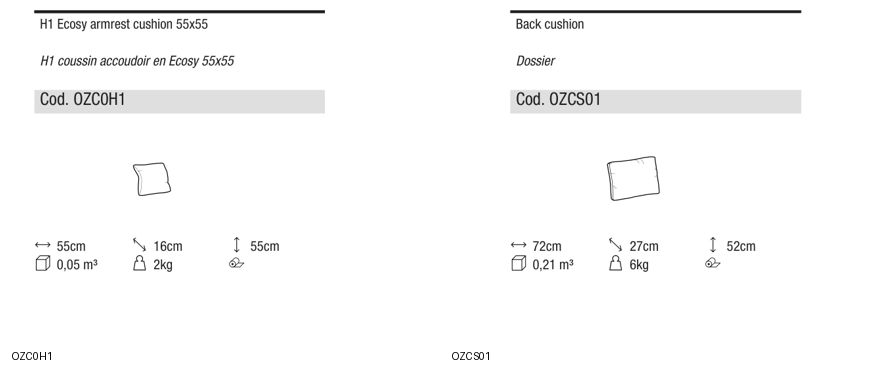 Ditre Italia Isamu outdoor — manufacturer article drawings and dimensions