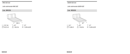 Ditre Italia Chloe' Luxury — manufacturer article drawings and dimensions