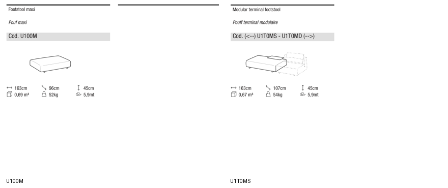 Ditre Italia Atlantis — manufacturer article drawings and dimensions