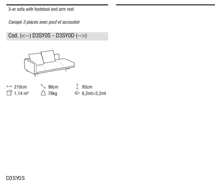 Ditre Italia Avenue soft — manufacturer article drawings and dimensions