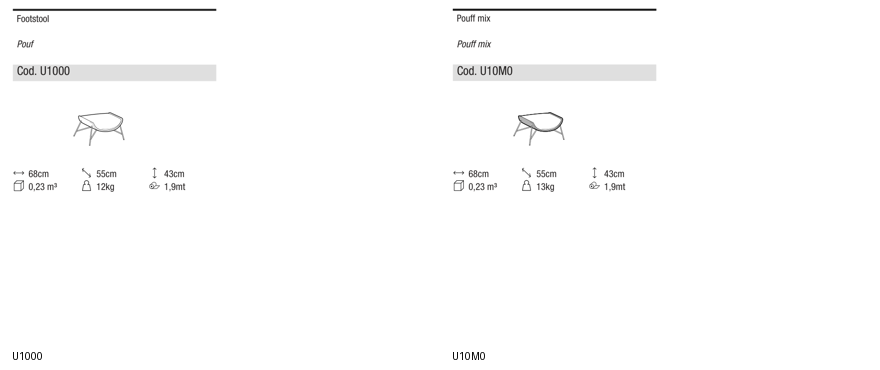 Ditre Italia Beetle — manufacturer article drawings and dimensions