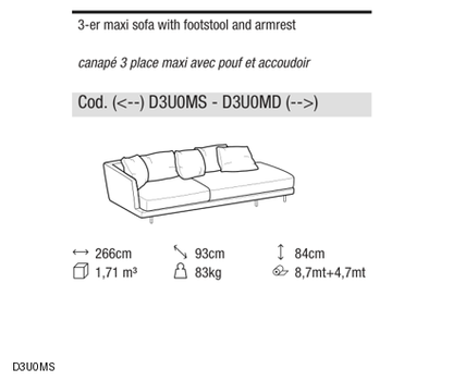 Ditre Italia Royal soft — manufacturer article drawings and dimensions