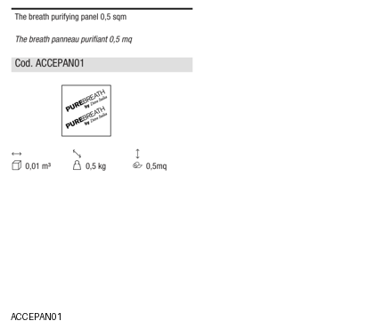 Ditre Italia The breath — manufacturer article drawings and dimensions