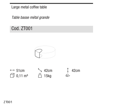 Ditre Italia Clip set quilted footstool — manufacturer article drawings and dimensions