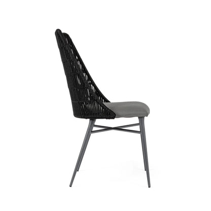 Bizzotto Tablita Charcoal Chair — Bizzotto