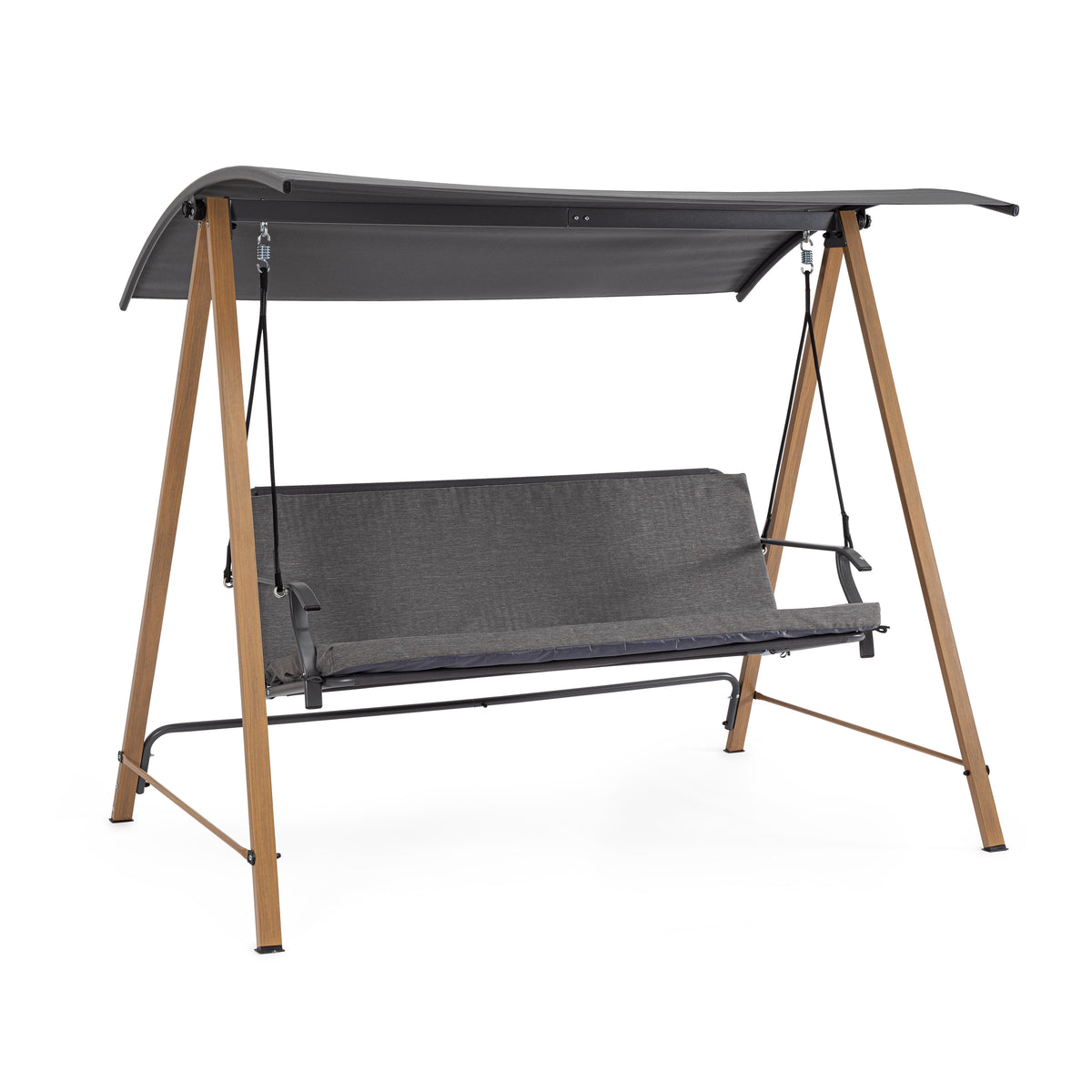 Bizzotto Icaro Nat-D.Grey Swing Cushion 3P — Bizzotto