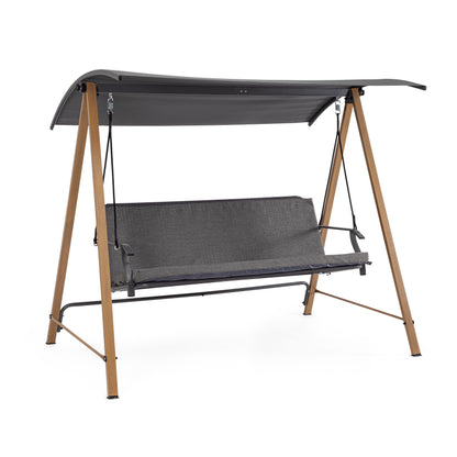 Bizzotto Icaro Nat-D.Grey Swing Cushion 3P — Bizzotto