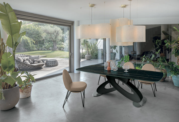 Target Point Dining Table Eclipse 240 — Fixed Barrel-shaped — product view 3
