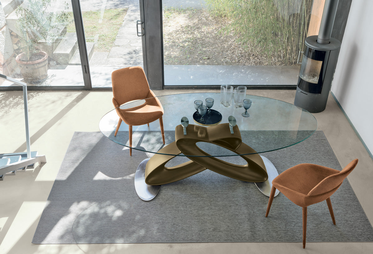Target Point Dining Table Eclipse 200 — Extendable Barrel-shaped — product view 5