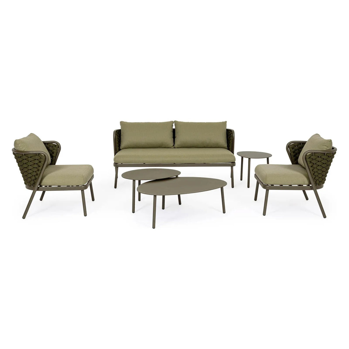 Bizzotto Harlow Olive Sofa 2 seats — Bizzotto