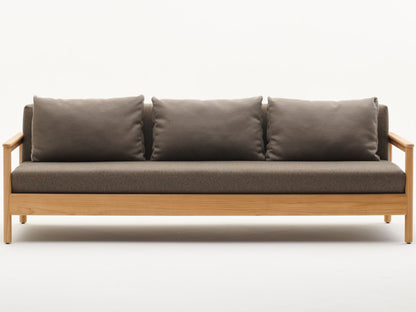 Varaschin Bali 3 seater teak garden sofa