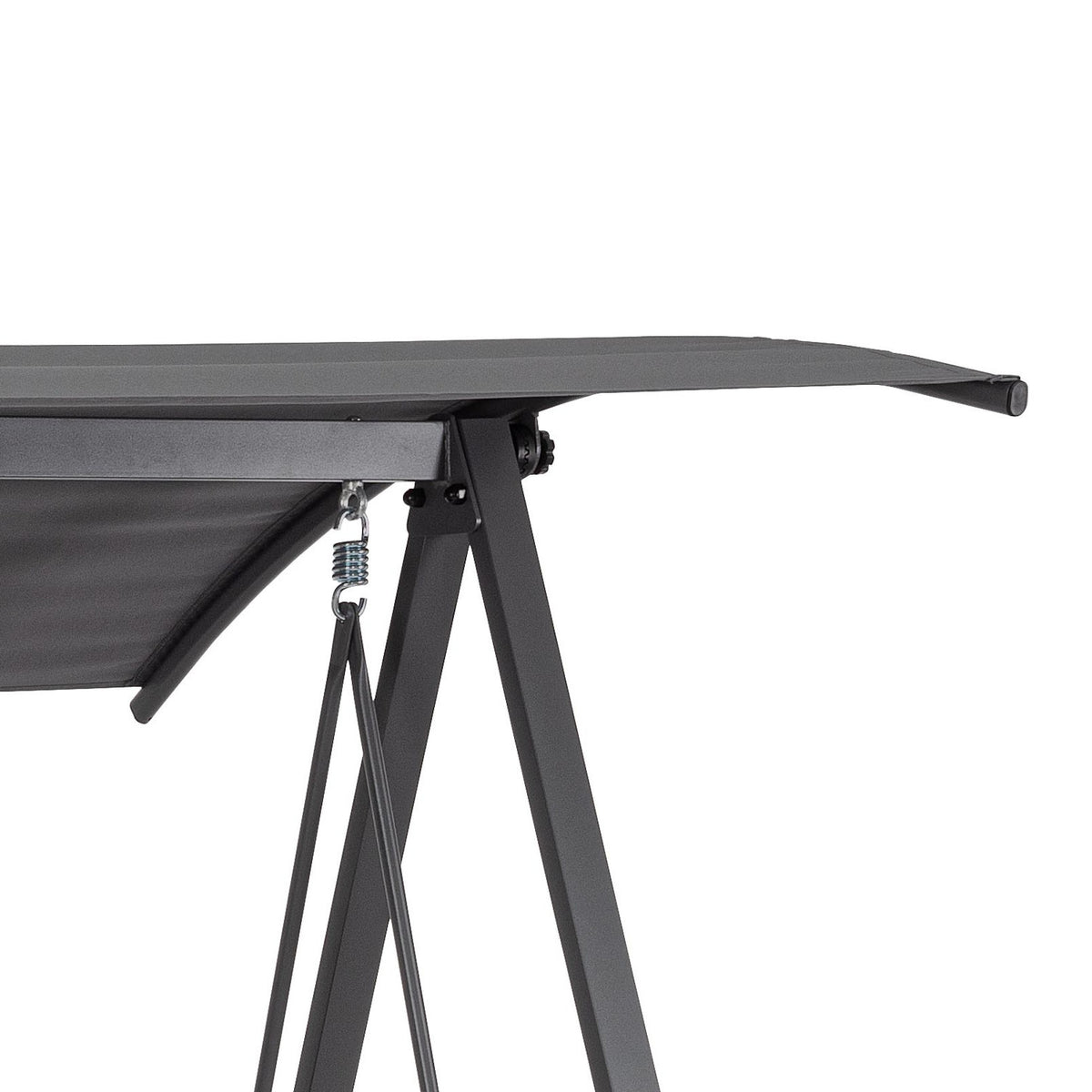 Bizzotto Teseo Charcoal-D.Grey Swing Cushion 3P — Bizzotto