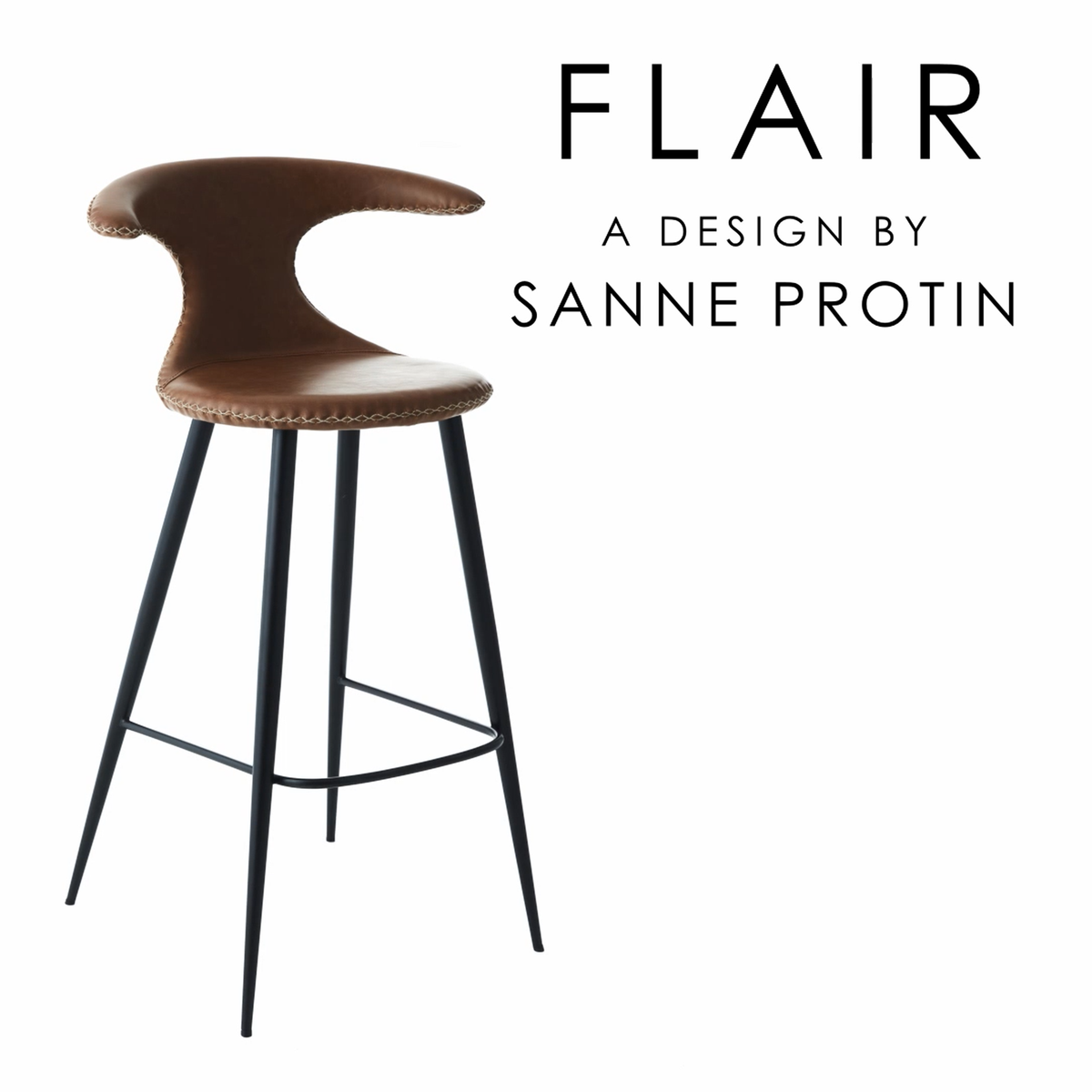 DAN-FORM Adjustable Bar Stool FLAIR — product view 4
