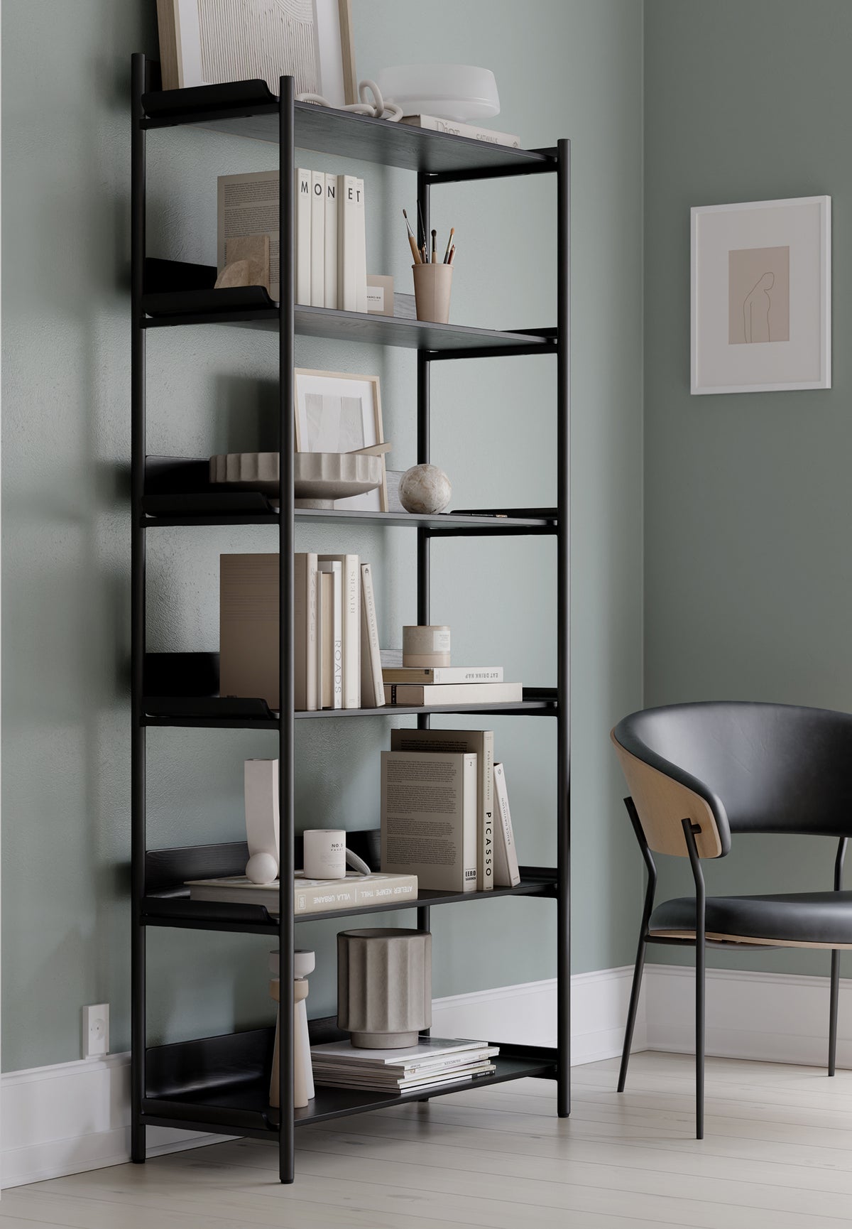DAN-FORM Shelving Component FRIYAY 6 Shelves - Frame — product view 4