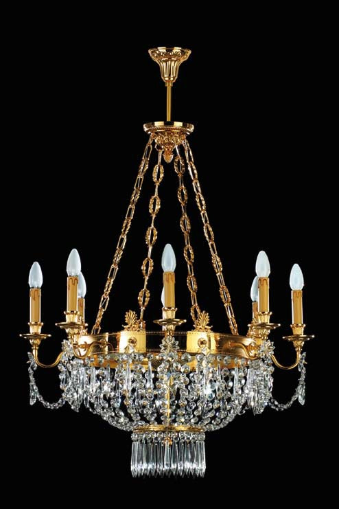 G. Moscatelli Chandelier 22634/8(+4) — manufacturer catalogue photo
