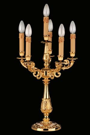 G. Moscatelli Table lamp 31065/5+1 — manufacturer catalogue photo