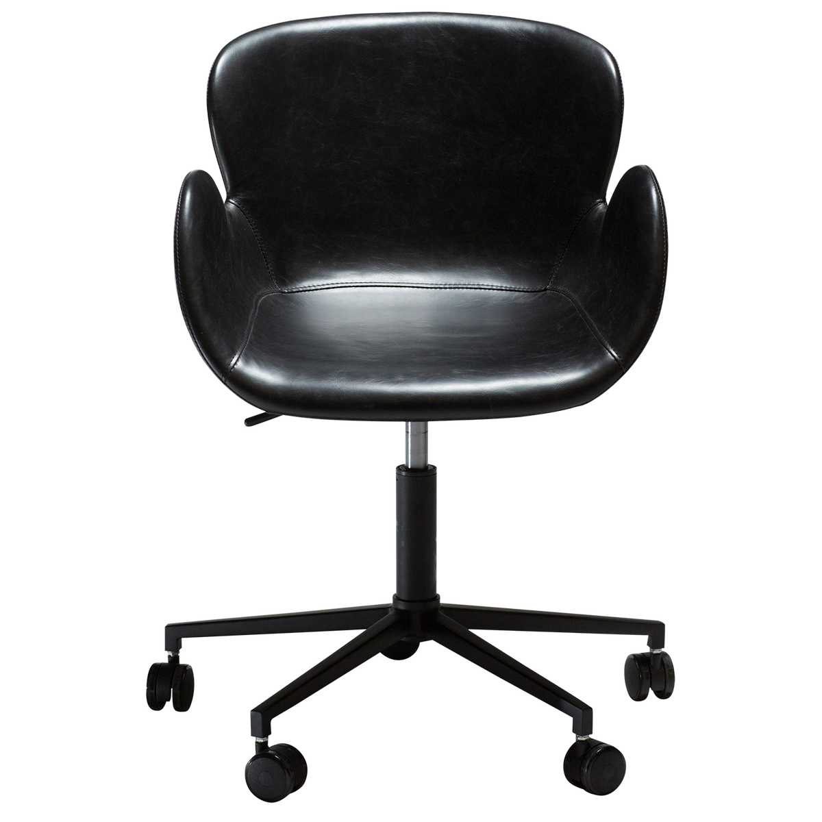 DAN-FORM Office Chair GAIA · Vintage black artificial leather · 2