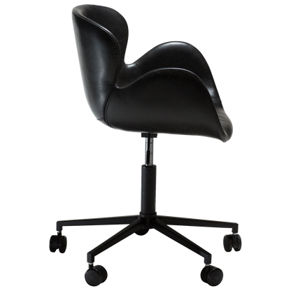 DAN-FORM Office Chair GAIA · Vintage black artificial leather · 3