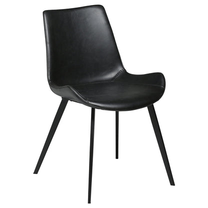 DAN-FORM Chair HYPE · Vintage black artificial leather · 1