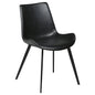 DAN-FORM Chair HYPE · Vintage black artificial leather · 1