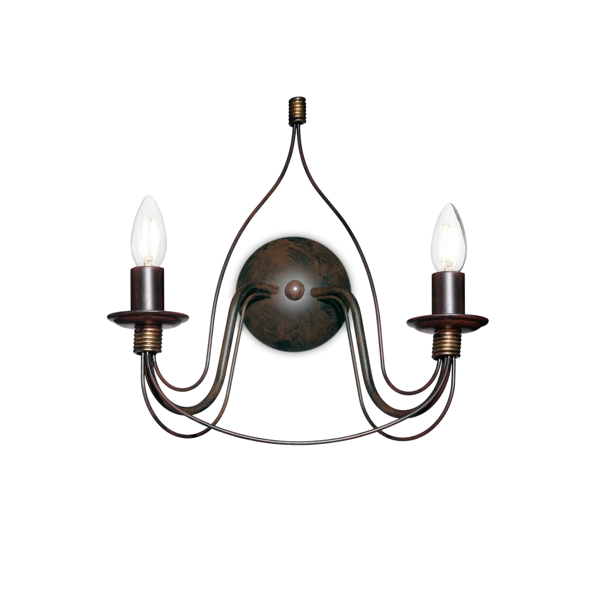 Ideal Lux Wall Light CORTE AP2 RUGGINE — manufacturer article 057200