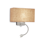 Ideal Lux Wall Light HOTEL AP2 CANVAS — manufacturer article 103204