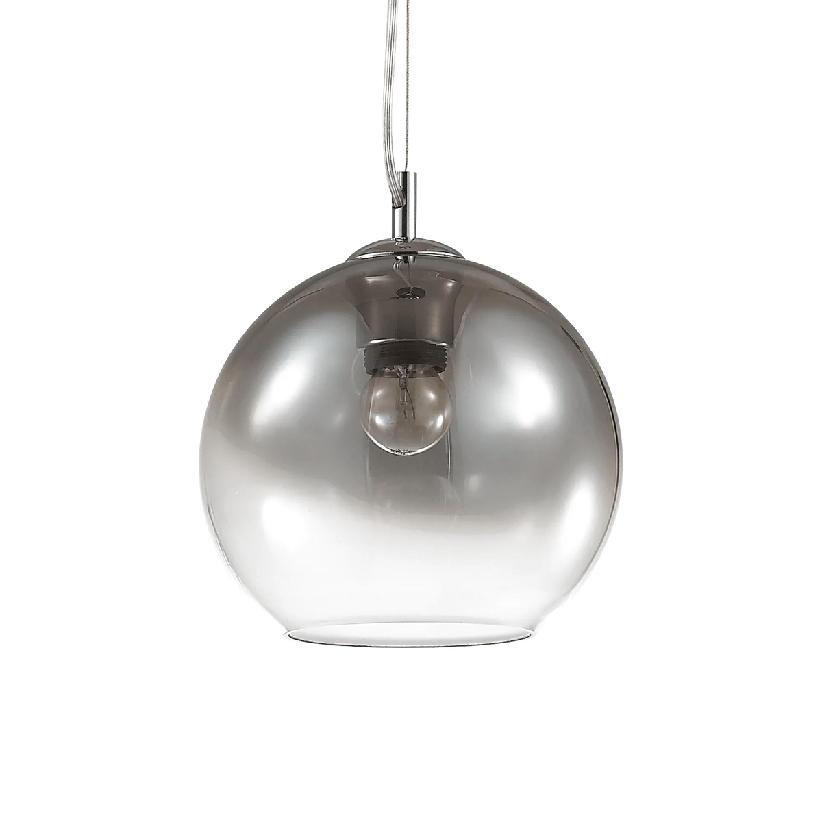 Ideal Lux Pendant Light NEMO SP1 D20 CROMO SFUMATO — manufacturer article 149585