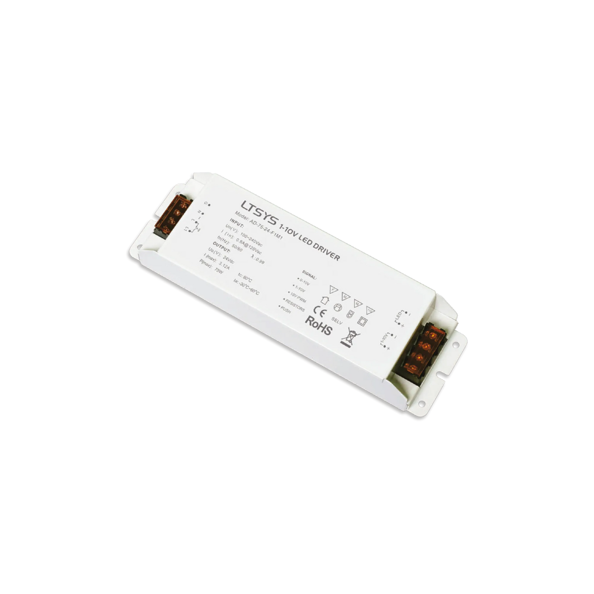Ideal Lux LED Driver ALIMENTATORE DALI/PUSH 080W 24Vdc — manufacturer article 244563