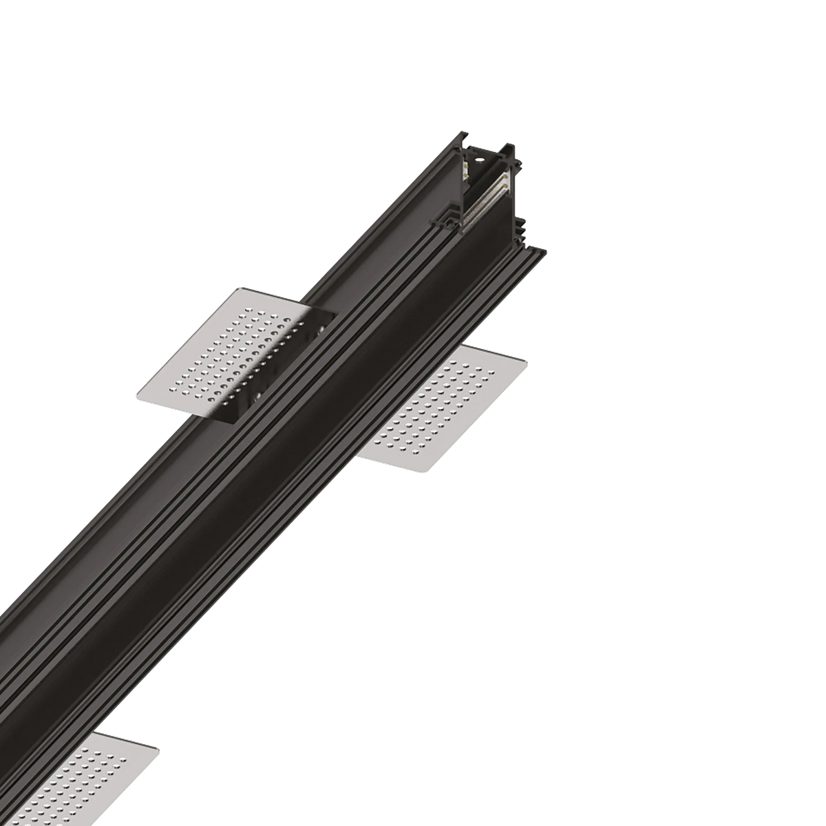 Ideal Lux Track System Component EGO RECESSED BINARIO 1 MT NE — manufacturer article 258171