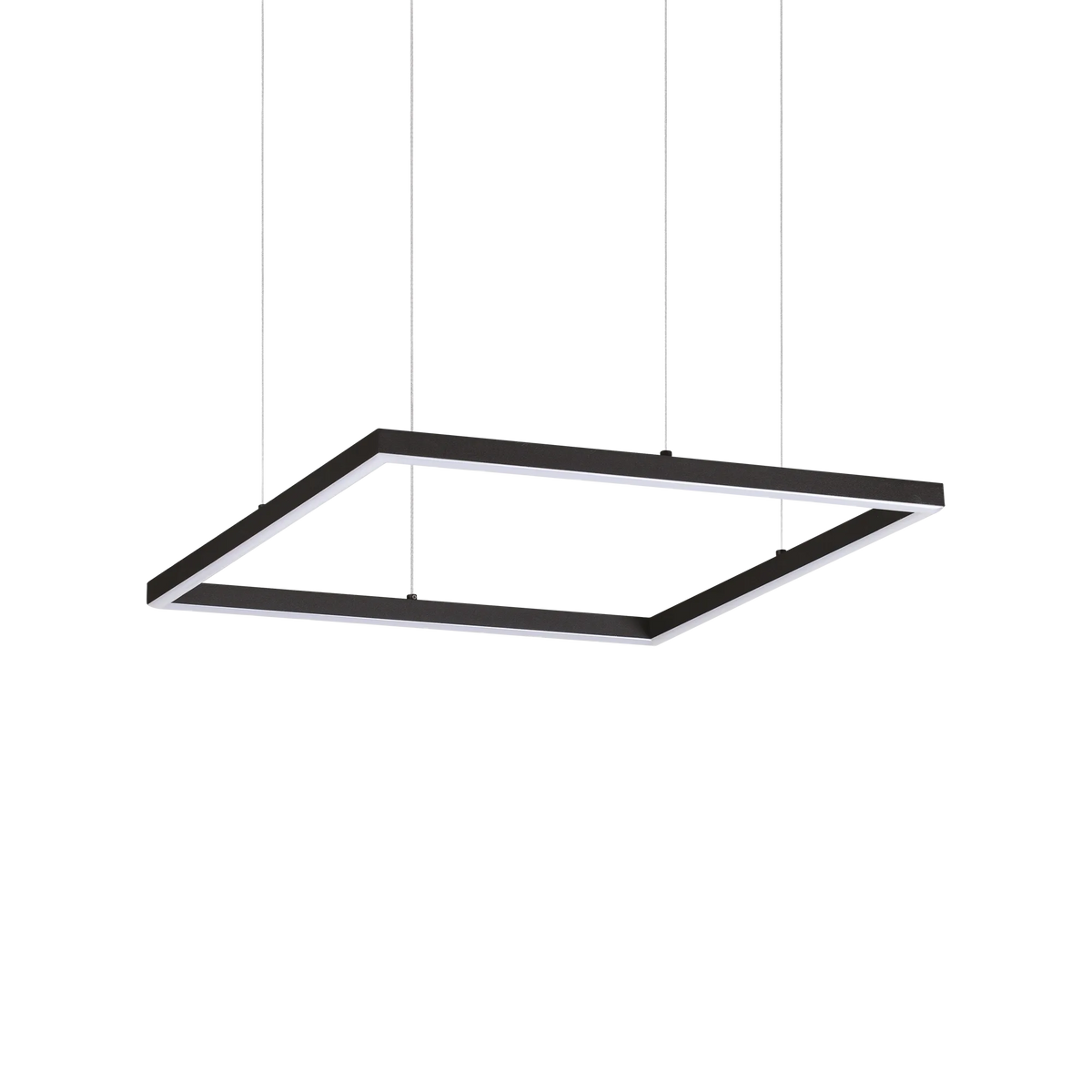 Ideal Lux Pendant Light ORACLE SLIM SP D050 SQUARE ON-OFF NE — manufacturer article 259161