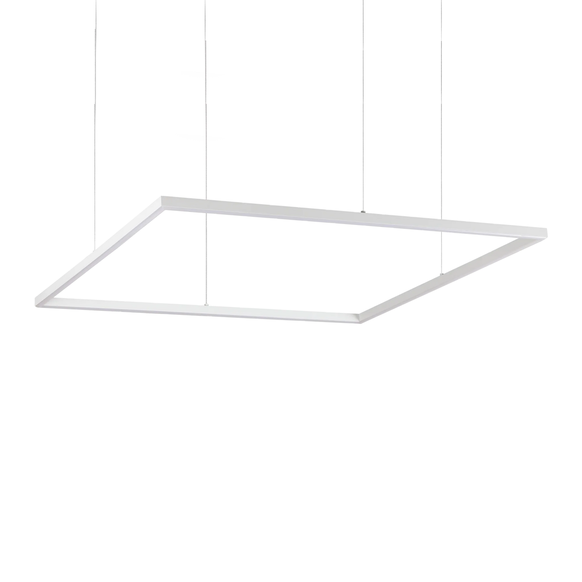 Ideal Lux Pendant Light ORACLE SLIM SP D090 SQUARE ON-OFF BI — manufacturer article 259192