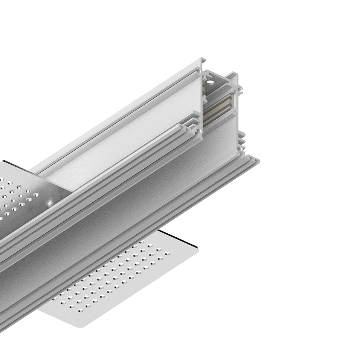 Ideal Lux Track System Component EGO RECESSED BINARIO 2 MT BI — manufacturer article 282930