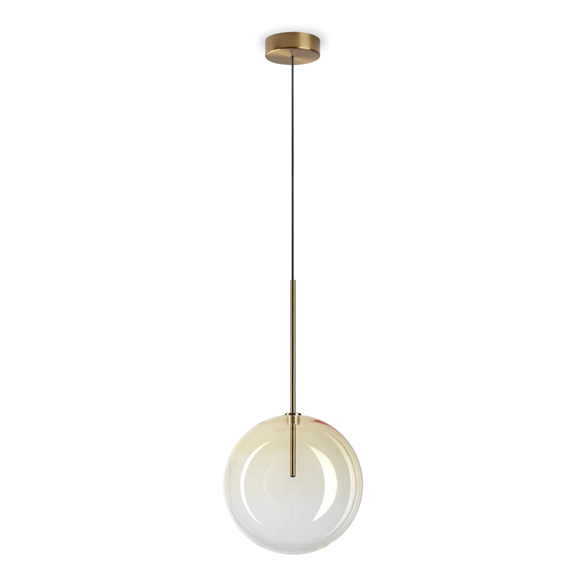 Ideal Lux Pendant Light EQUINOXE SP1 D25 AMBRA SFUMATO — manufacturer article 326368
