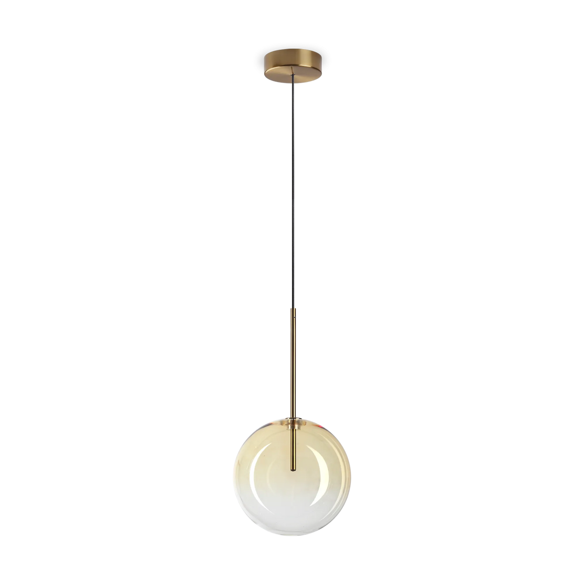 Ideal Lux Pendant Light EQUINOXE SP1 D20 AMBRA SFUMATO — manufacturer article 345352