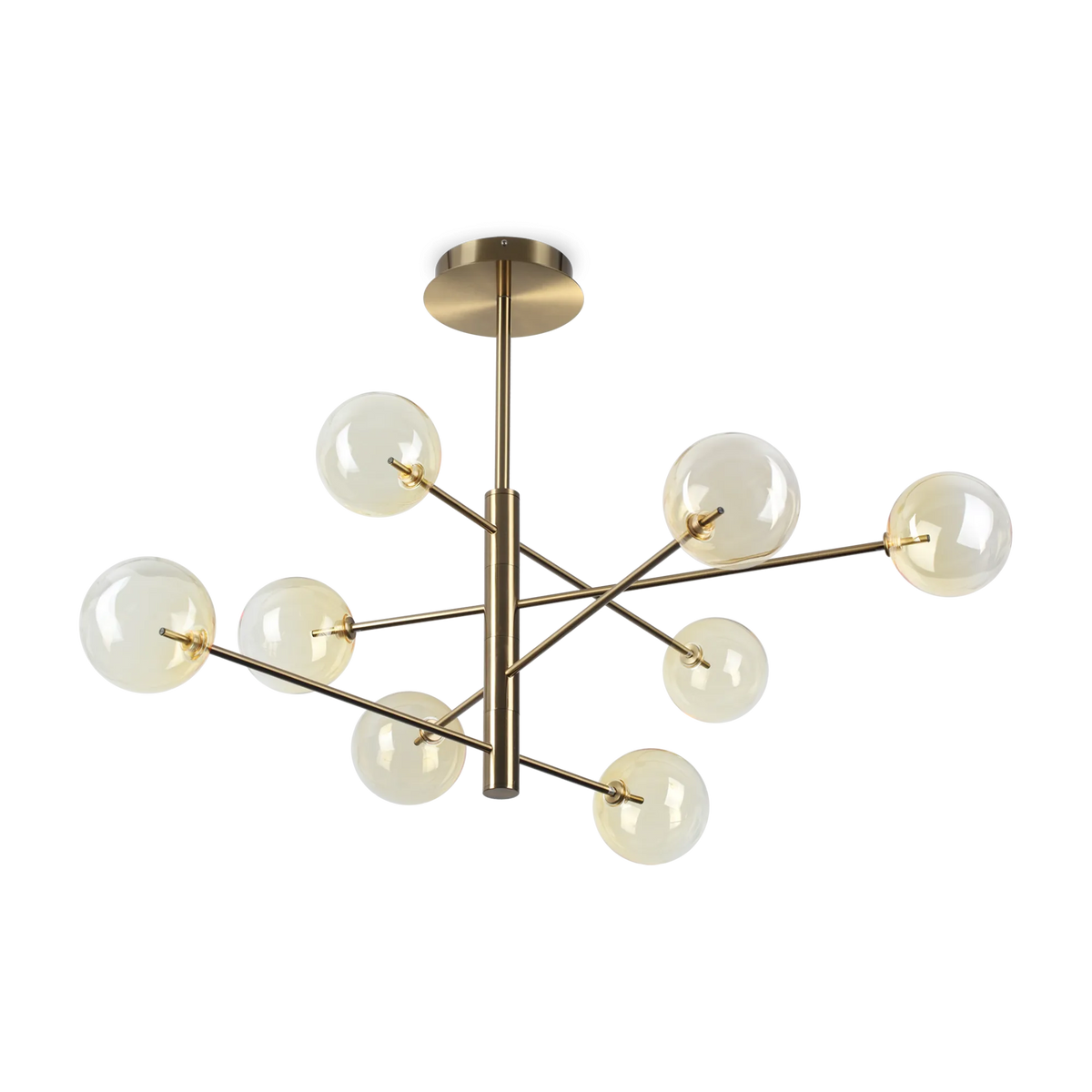 Ideal Lux Pendant Light EQUINOXE SP8 AMBRA SFUMATO — manufacturer article 345420