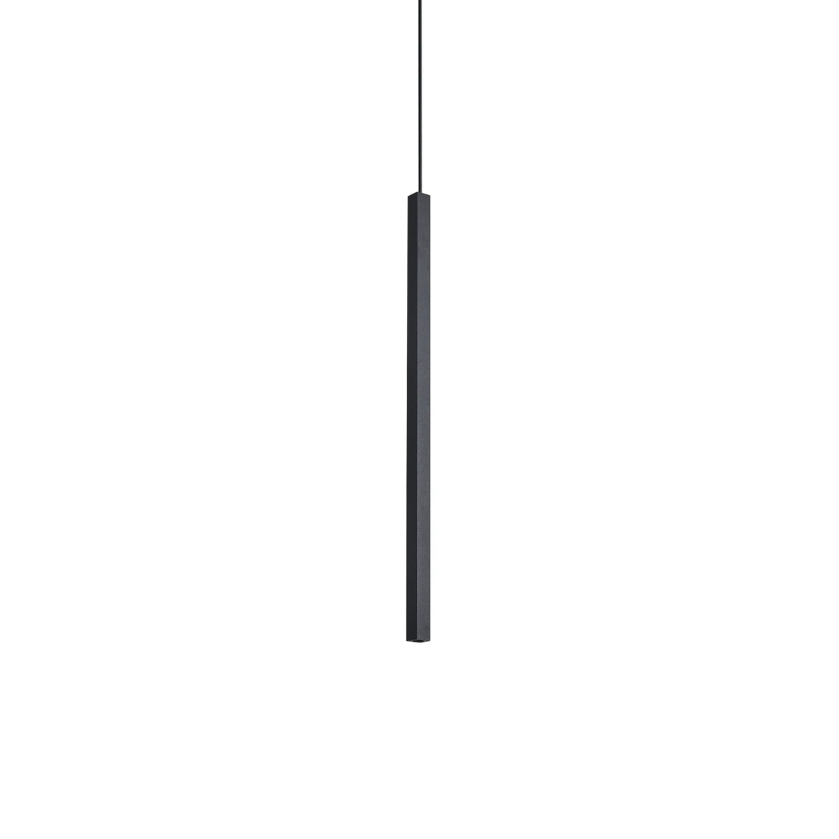 Ideal Lux Pendant Light LOOK LED SP1 SQUARE D15 H400 ON-OFF — manufacturer article 351650