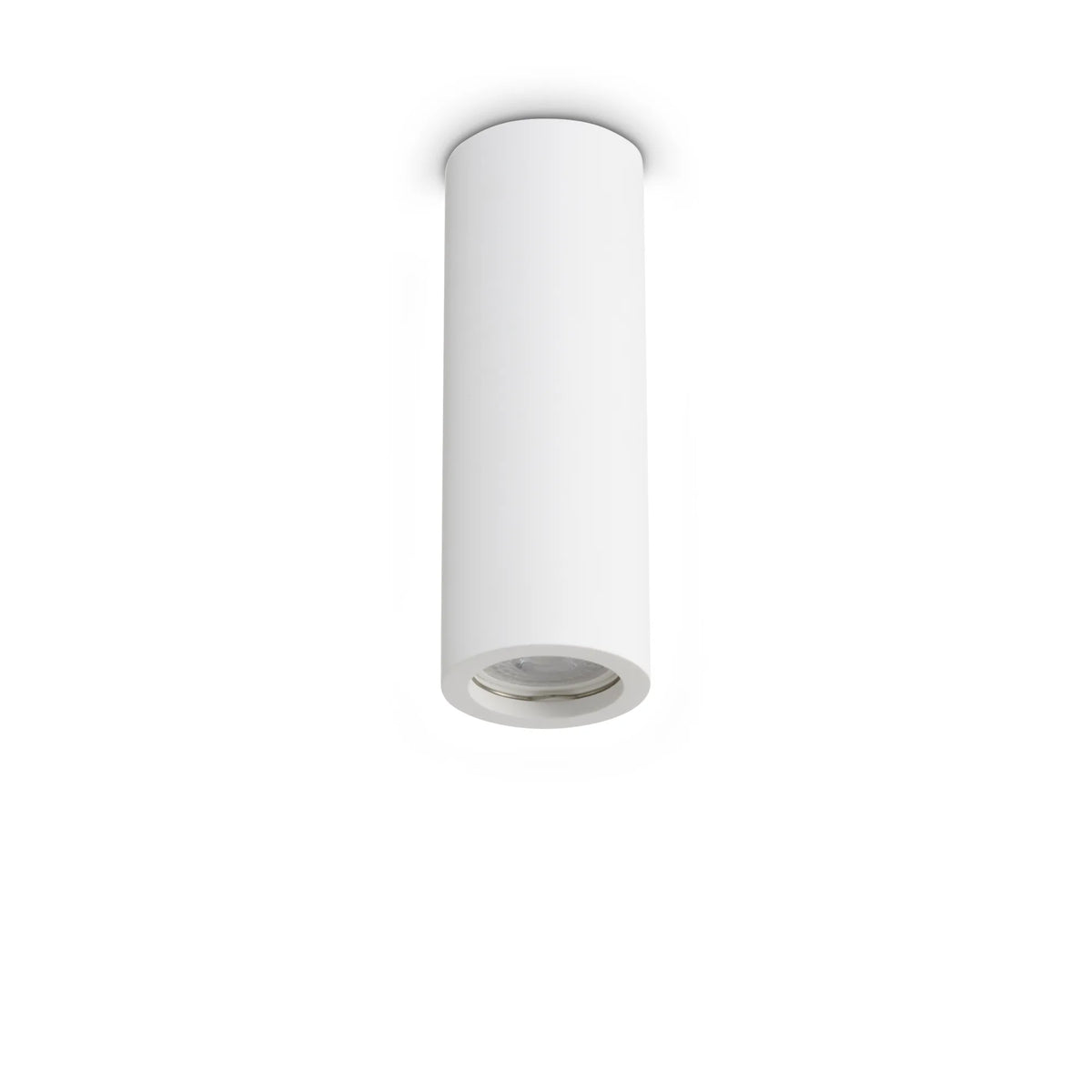 Ideal Lux Ceiling Light LOOK PL1 ROUND D70 H200 GESSO — manufacturer article 355740