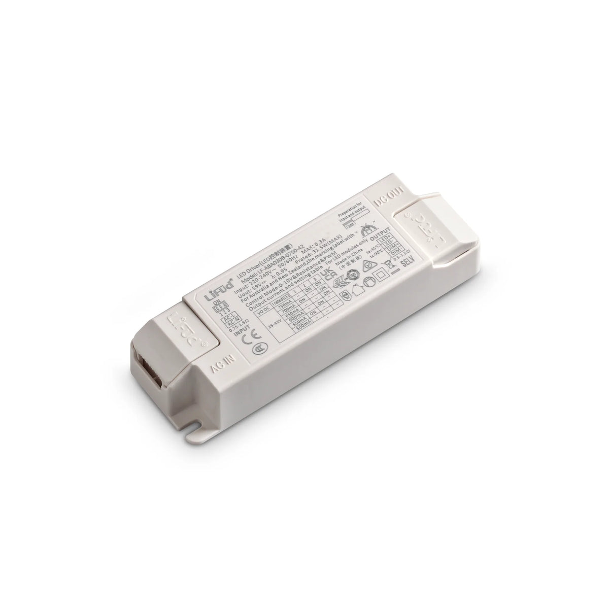 Ideal Lux LED Driver LED PANEL ALIMENTATORE 1-10V 31W 750mA — manufacturer article 364025