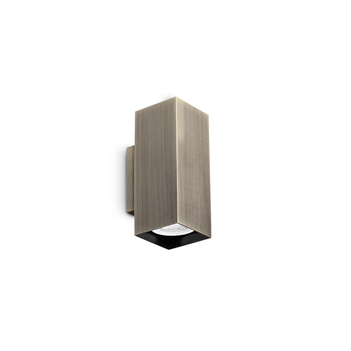 Ideal Lux Wall Light LOOK AP2 SQUARE D60 H150 BRUNITO — manufacturer article 370231