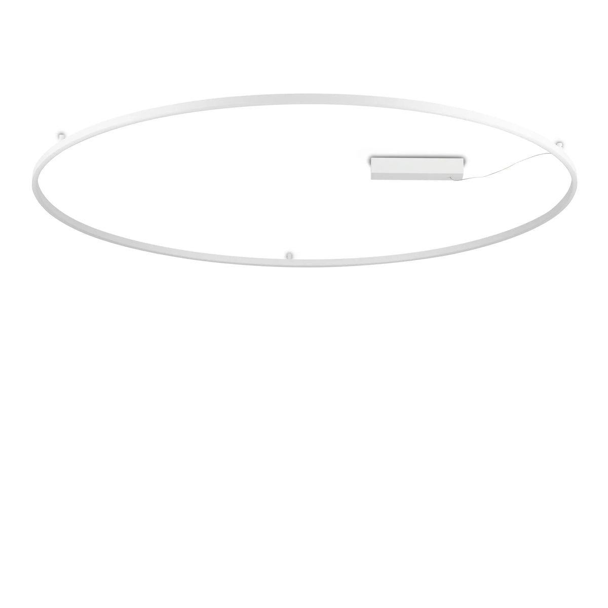 Ideal Lux Ceiling Light ORACLE SLIM PL D150 ROUND ON-OFF BI — manufacturer article 370361