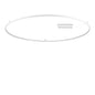 Ideal Lux Ceiling Light ORACLE SLIM PL D150 ROUND ON-OFF BI — manufacturer article 370361