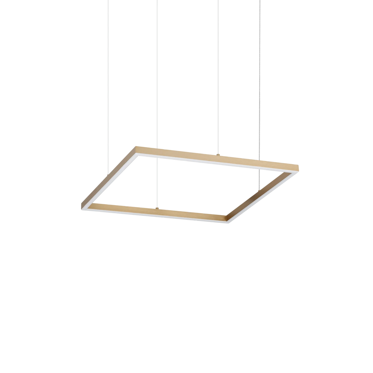 Ideal Lux Pendant Light ORACLE SLIM SP D050 SQUARE ON-OFF OT — manufacturer article 370415